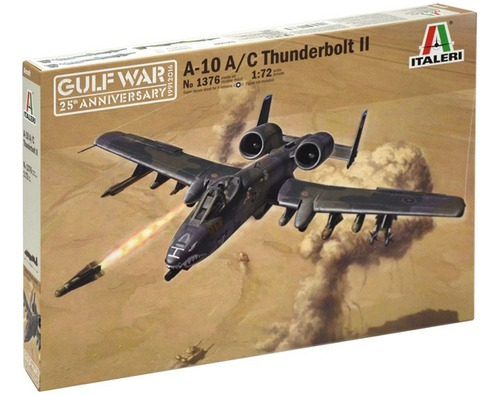 Italeri 1376 A10 Thunderbolt Guerra Golfo 1/72 Maqueta Avion