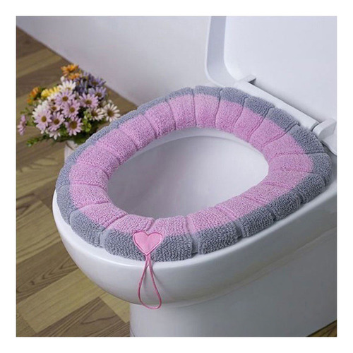 4pzs Cubre Asiento Funda Lavable Cálida Inodoro Taza Wc Baño