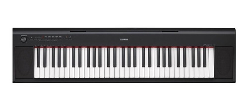 Piano Digital Yamaha Np12b Piaggero Preto 61 Teclas C/ Fonte