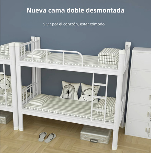 Itera Para Colchones Individual - Modelo Valki Color Gris Blanco