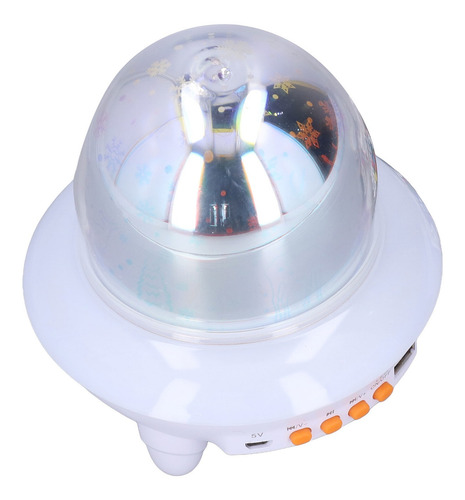 Bocina De Luz Nocturna Función De Música Rgb Usb Recargable
