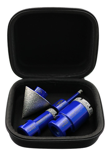 Brocas Diamante 4pzs+biselada Mármol Cerámica Granito 5/8-11
