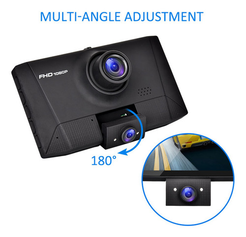 Full 1080p 3 Video Dash Dvr Cámara Dashcam 170