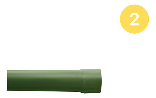 Tubo Pvc Conduit Pesado De 2 (51 Mm) De 3 M.