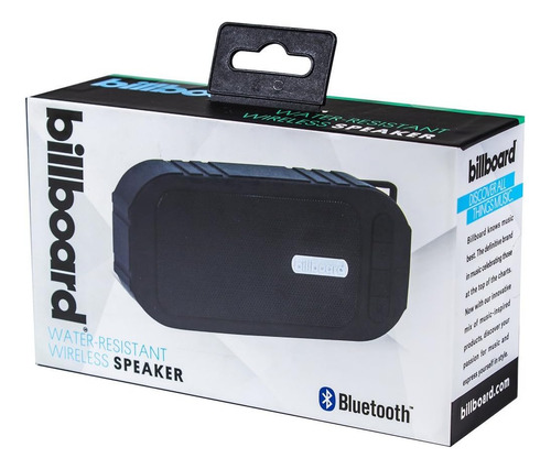 Altavoz Bluetooth Billboard Resistente Al Agua, Negro