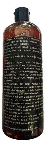 Shampoo Rapunzel Cola De Caballo Romero 2 Botes Crecimiento