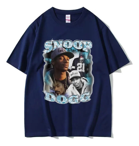 Camiseta De Algodón Con Estampado Gráfico De Snoop Dogg