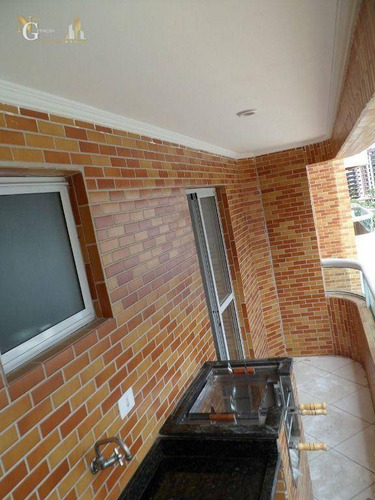 Imagem 4 de 22 de Apartamento Com 1 Dormitório À Venda, 50 M² Por R$ 250.000,00 - Canto Do Forte - Praia Grande/sp - Ap5024