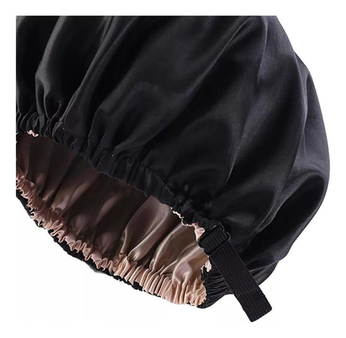 Gorro De Dormir Reversible De Doble Capa De Seda Para Mujer