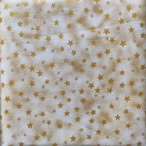 Guardanapo De Tecido Estrelas 100%algodão 4 Pçs 40x40cm 
