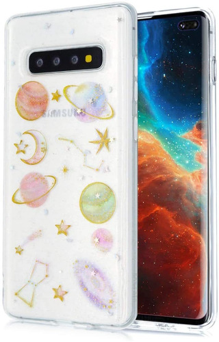 Funda Para Galaxy S10, Transparente/resistente/silicona