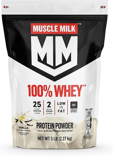 Imagen 2 de 5 de Proteina De Suero Muscle Milk 5lb