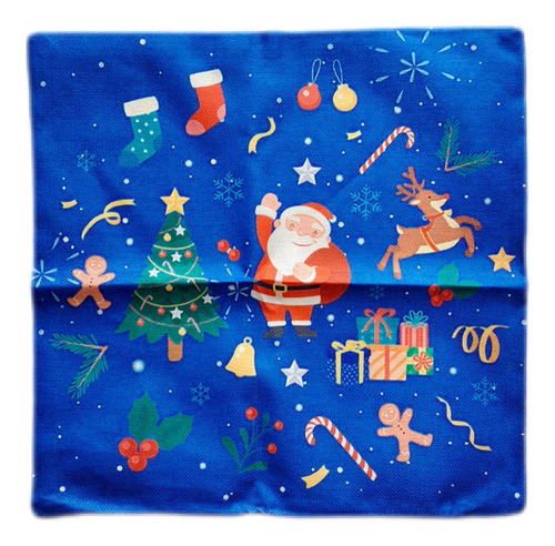 Forro O Funda Para Cojín Navideño 45x45 Cm Varios Modelos