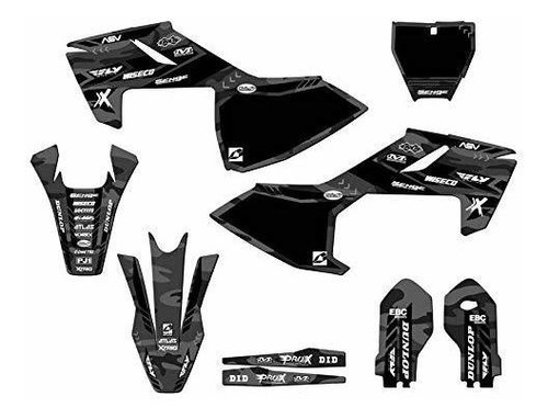 Kit De Gráficos Senge Compatible Con Husqvarna Tc 85 2018-20