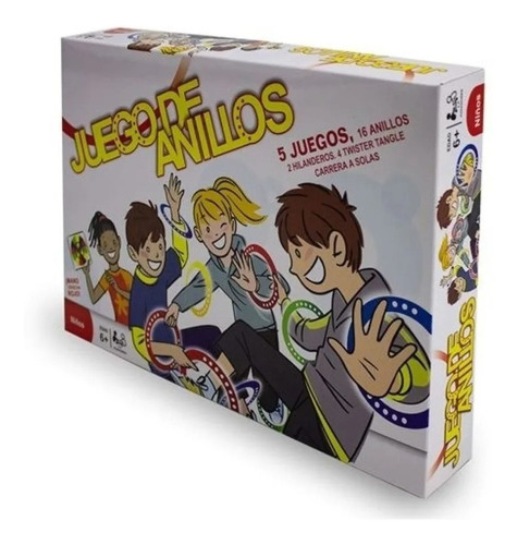 Juego En Caja Twister /juego De  Anillos.juguemos Con Amigos