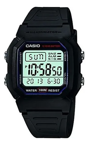 Reloj Casio Deportivo Digital W800h-1av Clásico Para Hombre