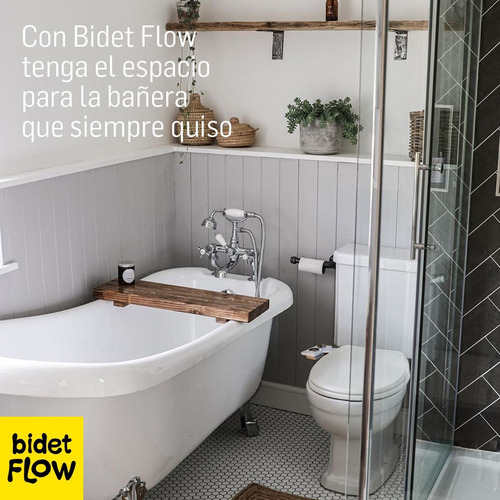 Imagen 8 de 10 de Bidet Para Inodoro Duchador Bidet Matic De Mano Flow Magnus