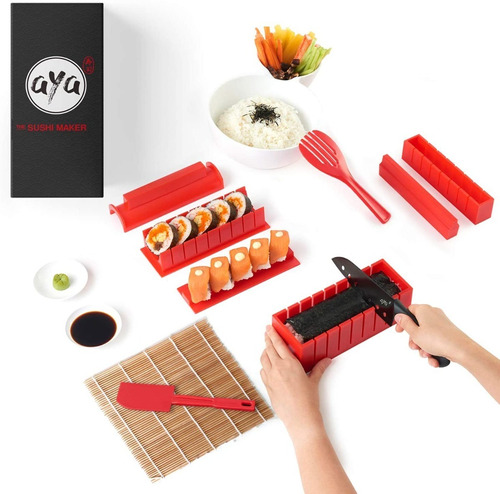 Kit Para Hacer Rollos De Sushi Fácil Aya Sushi Maker