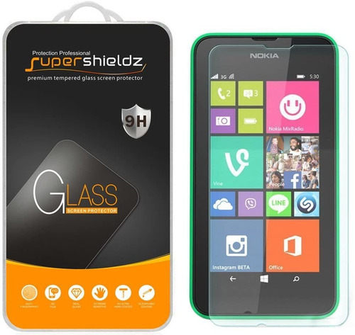 Protector De Pantalla Para Lumia 635 630 Supershieldz 2-p...