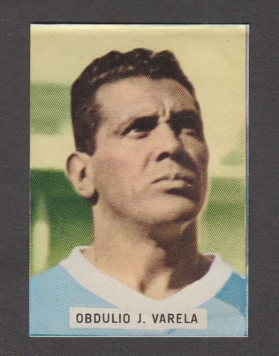 Maracanazo Futbol Uruguay Tarjeta Obdulio Varela Album 1970