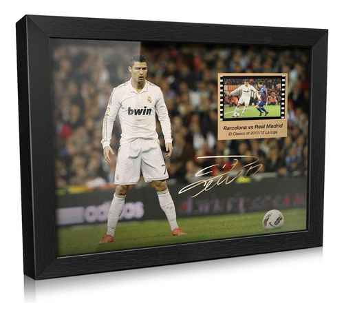 Orimami Póster Firmado De Ronaldo, Fotografía Enmarcada De E