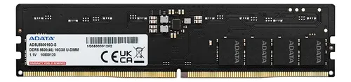 Memória Ram Para Pc Adata 8gb Ddr5 5600mhz Ad5u56008g-s Cl46