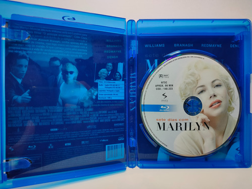Bluray Sete Dias Com Marilyn Fime Original Dublado (Usado)