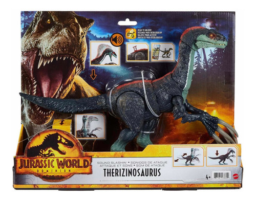 Figura Jurassic World: Mundo Jurásico Therizinosaurus