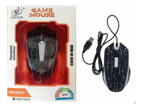 Mouse Retroiluminado Gamer Gaming Jiexin Usb 3.0 2.0 Febo