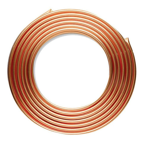 Tubo De Cobre Flexible 1/4 Por Metro