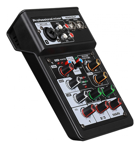 A Dj Audio Mixer Sound Board Console System Interface 48v
