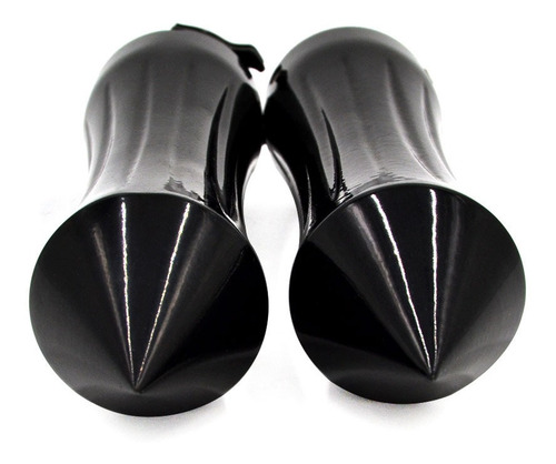 Imagen 5 de 10 de Puños Grips Vortex Para Motocicleta Negro O Cromado Harley, Honda, Yamaha 1 Pulgada