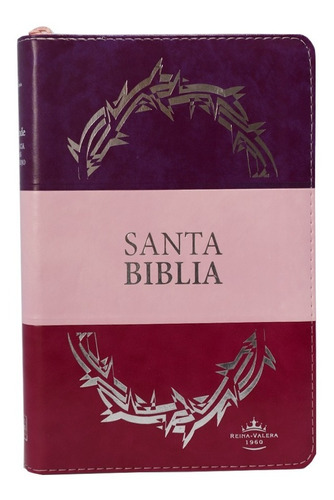 Santa Biblia Rv1960 Corona Letra Grande Cierre Índice 3 Tono
