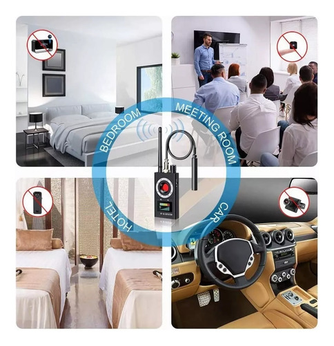 Detector Profesional Camaras Espias Gps Microfono Señal Rf
