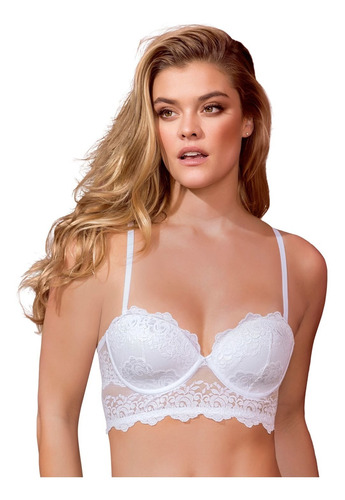 Brasier Tipo Bustier De Realce Suave