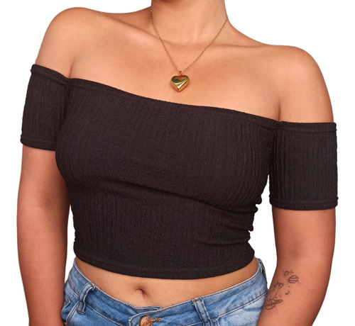 Crop Top Tshirt Dama Casual Pack X 2 Unidades