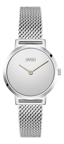 Hugo Cherish Reloj Casual De Pulsera De Malla De Acero Inoxi