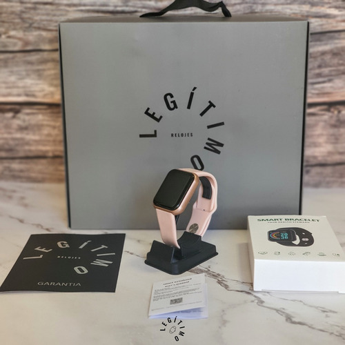Imagen 3 de 10 de Smartwatch D20 Y68 Rosa Original Versión 2022