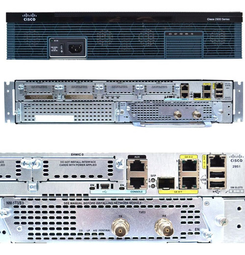 Enrutador De Servicios Integrados Cisco 2951/k9 Negro