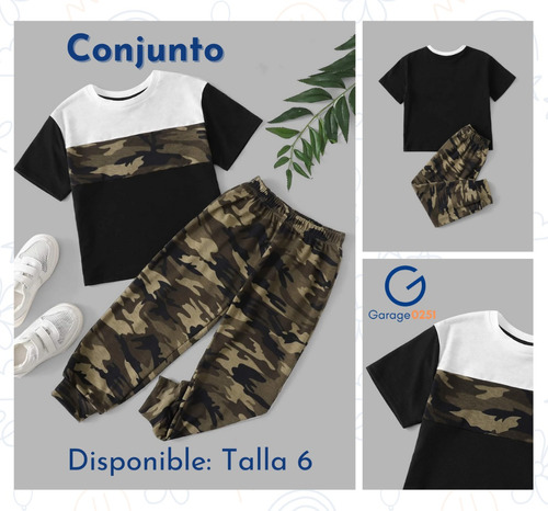 Conjunto Marca Shein Para Niños