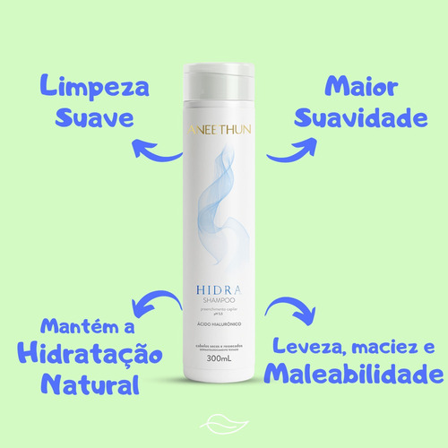 Shampoo Hidra Aneethun 300ml Envio Imediato