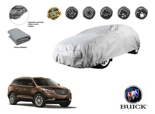 Lona Cubreauto Afelpada Premium Buick Enclave 3.6l 2013