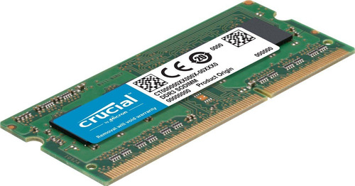 Crucial 4 Gb Ddr3 / Ddr3l 1066 Mt / S (pc3-8500) Sodimm 204-