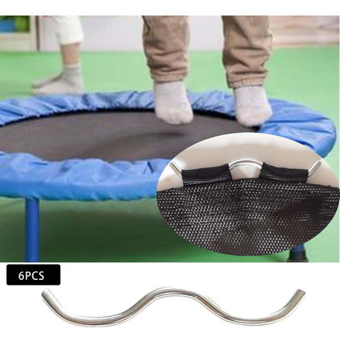 6 Piezas En Forma De W Doble Trampolín Resortes Gancho