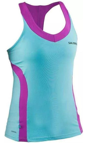 Musculosa Salming Strike Tank Top Women - Turquoise