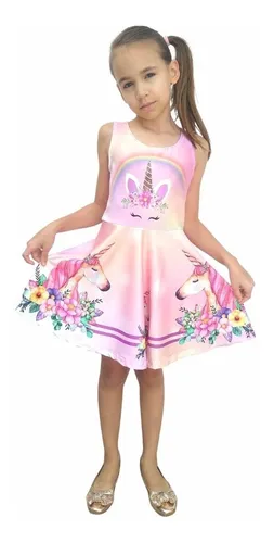 Vestido de sales unicórnio no mercadolivre