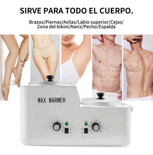 Imagen 5 de 8 de Olla De Cera Depilatoria Con Colador Y Filtro 6 Kilos