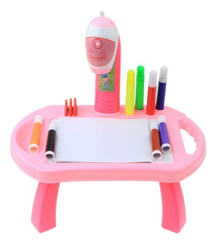 P Pintura De Arte De Mesa Infantil Com Projetor Led