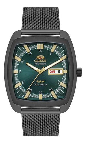 Relógio Orient Automático F49yy030 E1gx Aço Prata/chumbo