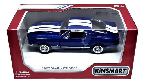 Shelby Gt-500 1967 Muscle Car Nuevo En Caja- A Kinsmart 1/32